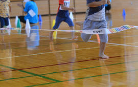 開山後、初めての運動会が行われる。